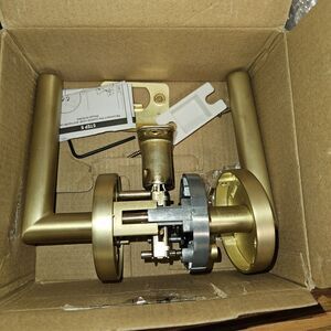 Mega Handles - RAEGEN Privacy I Lever Door Handle Set for Bathroom Bedroom